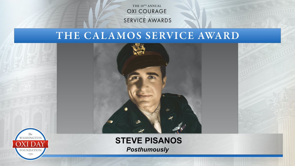 oxidayfndation's tweet photo. Proud to announce decorated veteran Steve Pisanos as the inaugural Calamos Service Award recipient. For more details and to watch Oct. 28 #OXIcourage Awards ceremony - https://t.co/qKmFN0SXsW https://t.co/ikltCoV0id