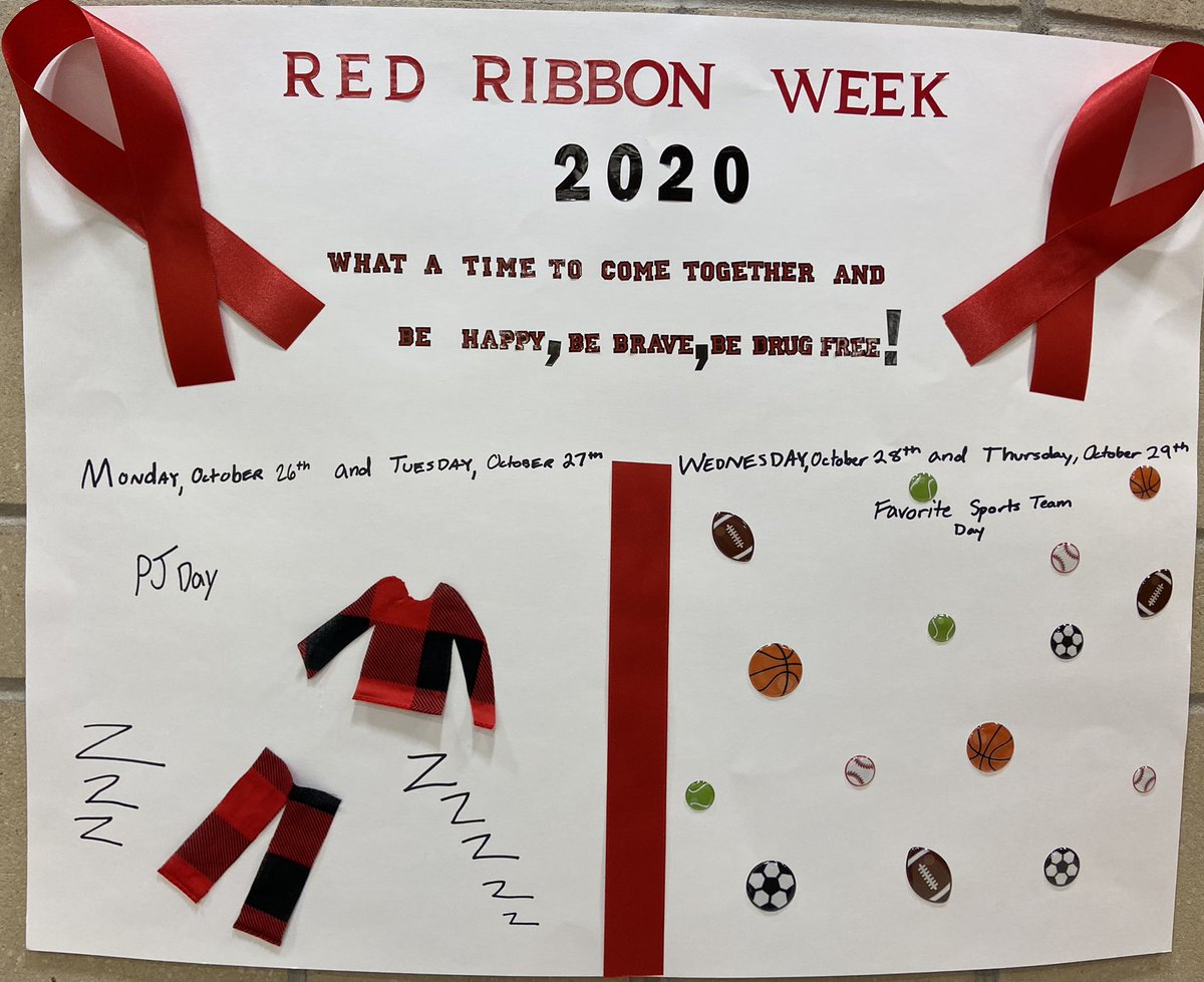 PeruParkside's tweet photo. Parkside: “What a Time to Come Together and Be Happy, Be Brave, Be Drug Free!” 

Red Ribbon Week starts tomorrow!  Monday- Wear PJs Day!

Check out the pictures below for the rest of the dress up days (blended shown first; remote shown second). https://t.co/P3JtcLPH0r