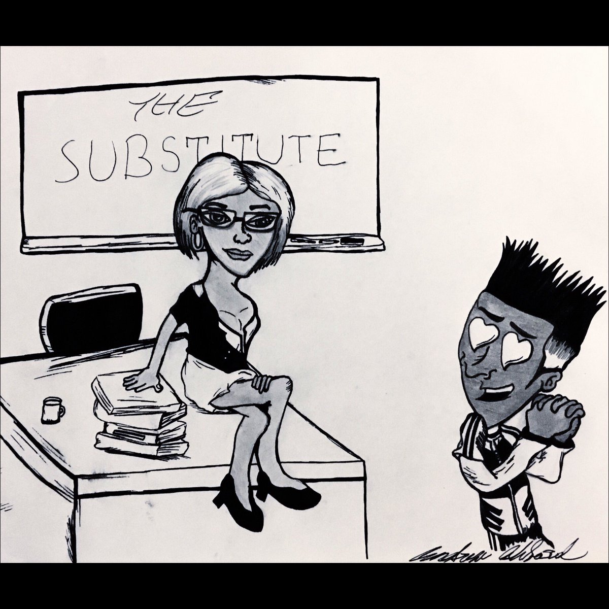 Crazydude480's tweet photo. Happy #InternationalArtistDay

Sup, my name is Andrew, but you can also call me Drew. I love to make comic book strips, and lots of other hand drawn art.  

You’ll witness plenty of this kind of art content on my page almost all the time! https://t.co/2YJC84k8ve