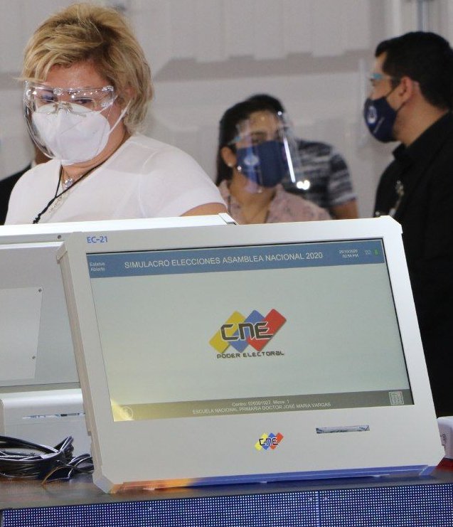 Nueva Plataforma Tecnológica del CNE hoy #25Oct #SimulacroAN2020 Incluye Validación biométrica y Comprobación inmediata por parte del elector... <a href="/luchaalmada/">Alfred Nazareth</a> <a href="/NicolasMaduro/">Nicolás Maduro</a>