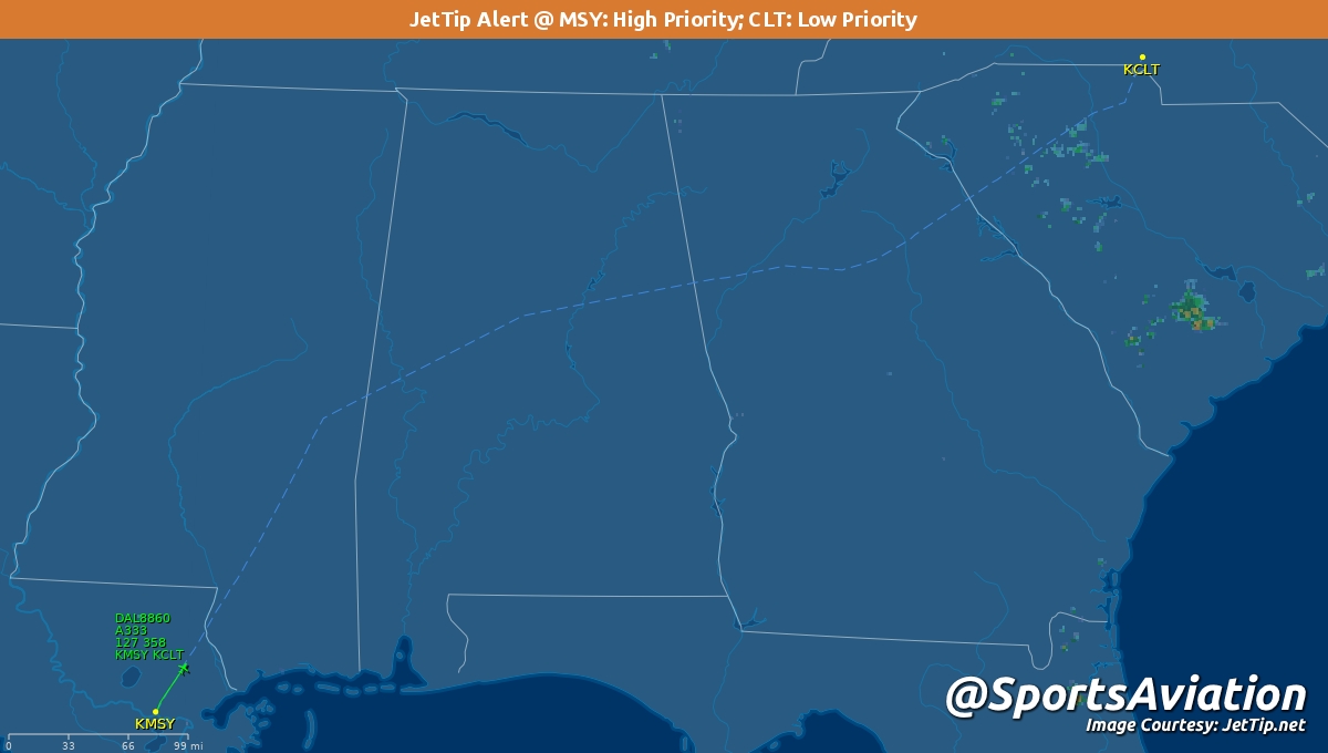 🏈 Carolina Panthers (@Panthers)
🗒️ #KeepPounding makes trip home from Big Easy
🆚 L 27-24 @ New Orleans #Saints #CARvsNO
✈️ DAL8860 | N806NW | A333
🛫 MSY - 5:06pm CT
🛬 CLT - 7:33pm ET
Track Here👉🏼: https://t.co/6b5ip3C1iK https://t.co/ZRvuCAINiQ