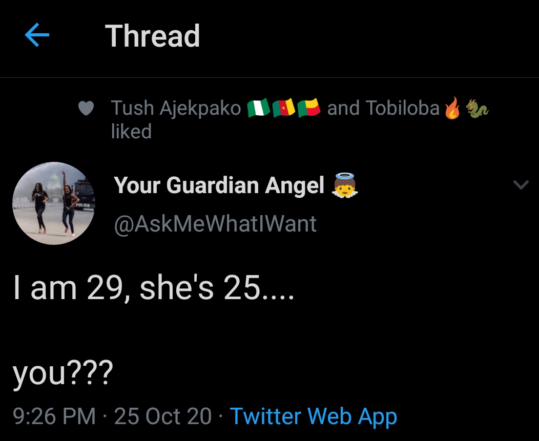 Ijoyviva's tweet image. Some people shaa... 😩😂!

#basedonwhat
Drogba
Fashola
Ebiye