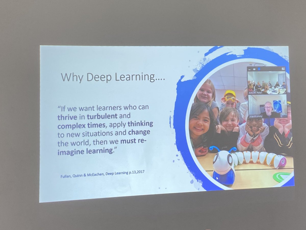 CMCCMedowie's tweet photo. Day 1 of ⁦@NewPedagogies⁩ training for our staff leaders with ⁦@maxdrummy⁩. Deep learning will be embedded in our practices to prepare our young people for a complex &amp; changing world. https://t.co/0ATgKZD2Vo