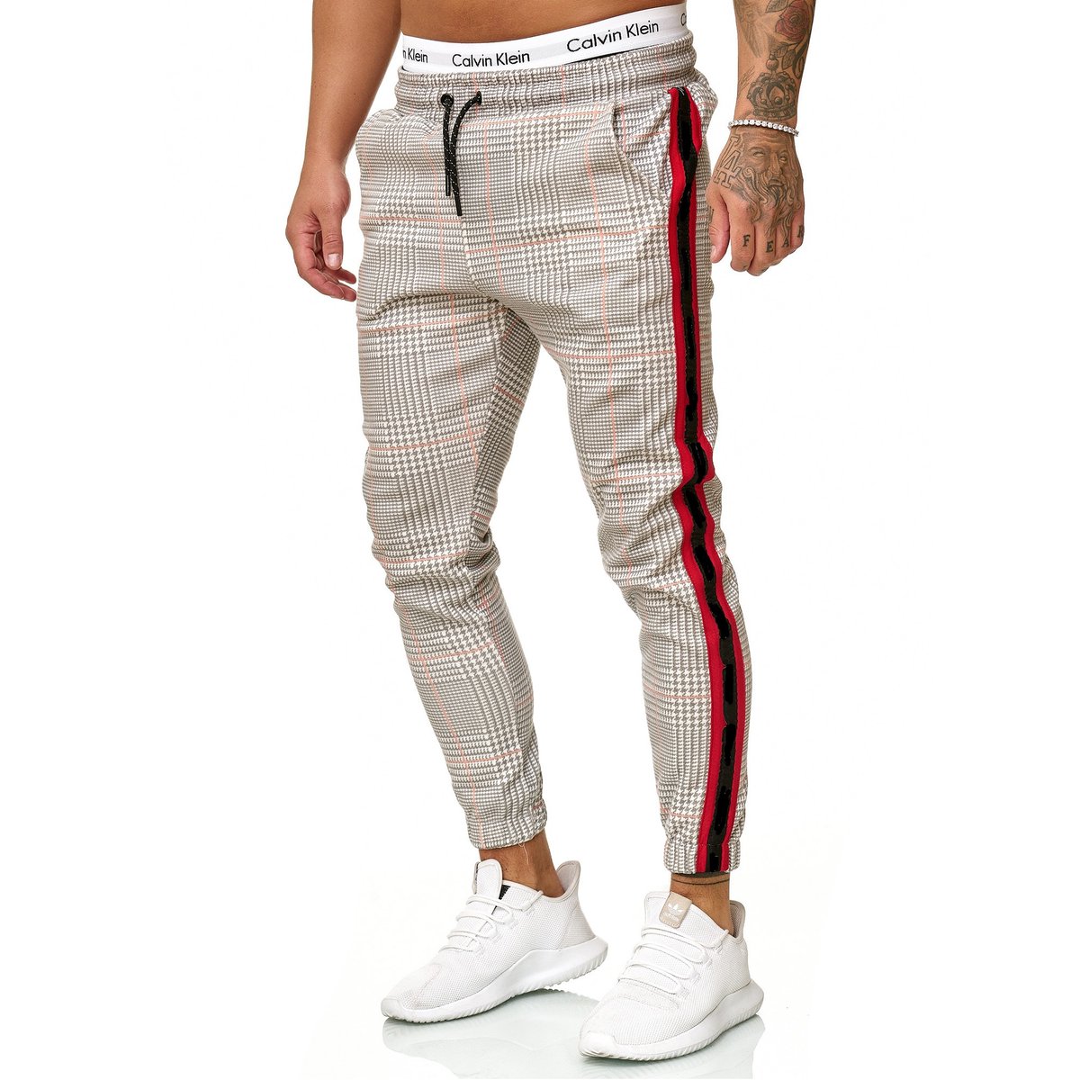 nike plaid joggers