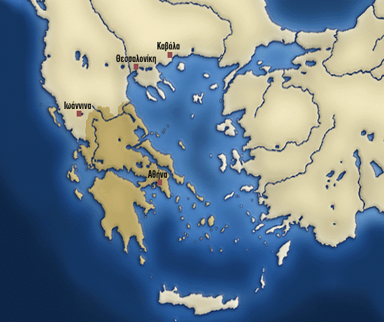Greece before balkan wars (1881) and after balkan wars I and II (1913)
