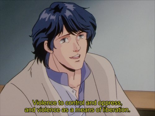 Unlike Reinhard’s cunning, Yang’s tactics are based on his avid love of history. Wanting to be a historian instead of a soldier, he serves as the primary vehicle for expressing Yoshiki Tanaka’s views on the importance of understanding war, humanity, and how they’re often linked.