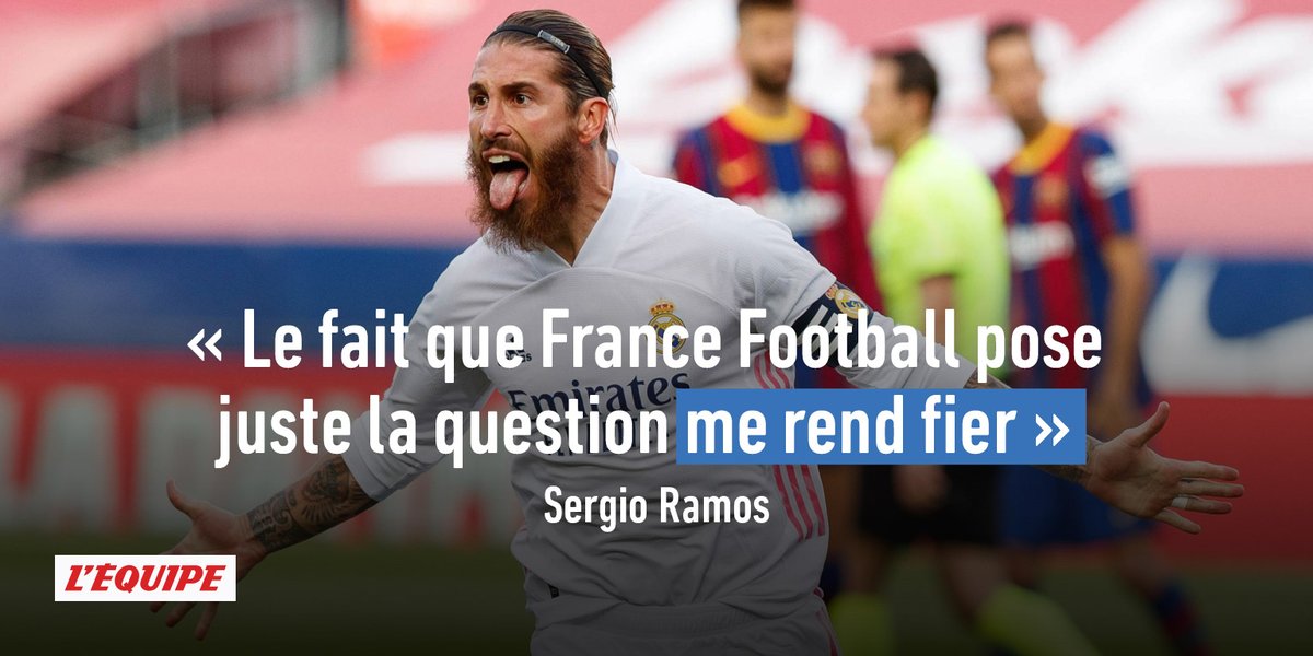 Sergio Ramos fier d'être mentionné par France Football : https://t.co/HuHcCwfdF4 https://t.co/P56KADMclm