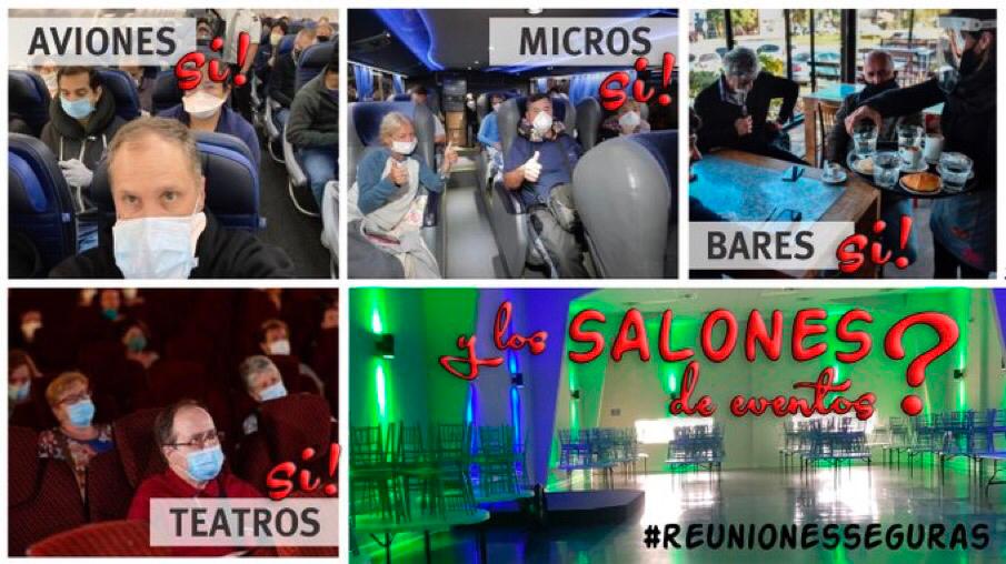 salonesarg's tweet image. Somos #Salones pequeños, medianos y grandes.#Comercios de cercanía,de Barrio.
Hoy los necesitamos más que nunca! @DiputadosAR y @SenadoArgentina 
Apoyó al proyecto de Ley 4816-D-2020 @CarlaCarrizoAR 
#ReunionesSeguras
#festejoseguro👌
#NoalasFiestasClandestinas
#leydeemergenciaYA