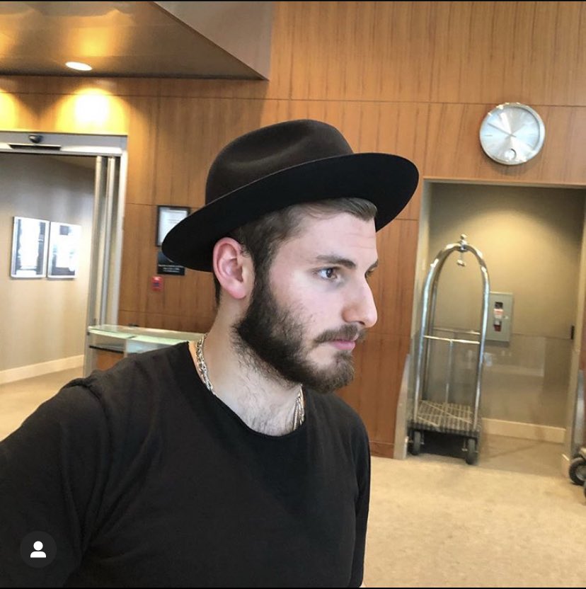 cholentface's tweet photo. @PunkedFakert @Zak4B It fits Victor Mete best.
#Chossid
#BellissimoHats https://t.co/YKNYmSn8LC