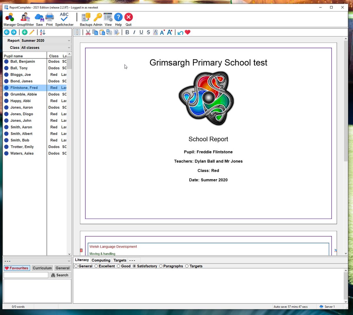 ReportComplete's tweet image. Almost added 'Landscape' layouts to ReportComplete.  They should be available in a future update...