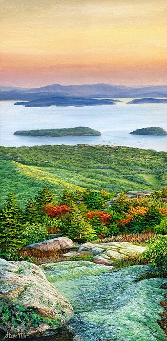 stephmoraca's tweet photo. New artwork for sale! - "Autumn Morning in Acadia" - https://t.co/yo8iBiKHMz @fineartamerica https://t.co/YRVloIUR0H
