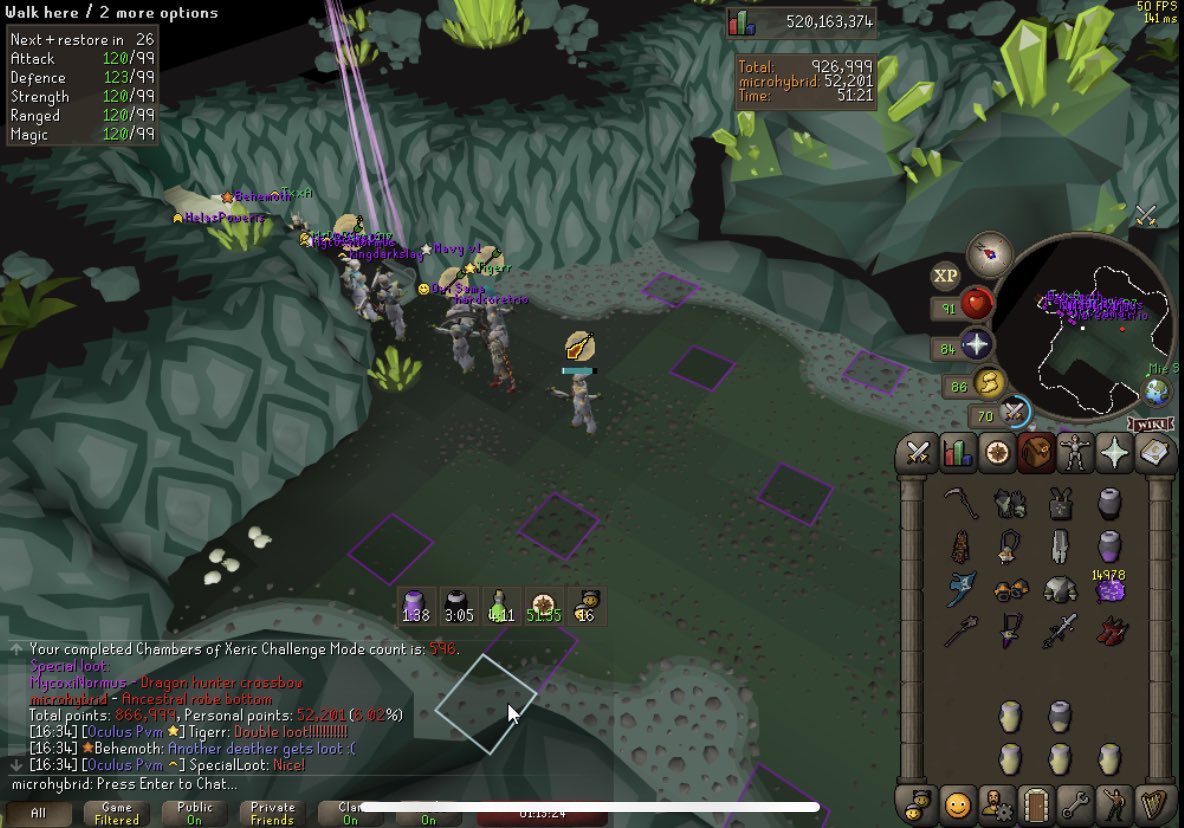 Oculus_PvM's tweet photo. Solid double loot from our weekly Sunday CoX CM masses!!!  #money #wetakethose https://t.co/qd4jX7UbF8