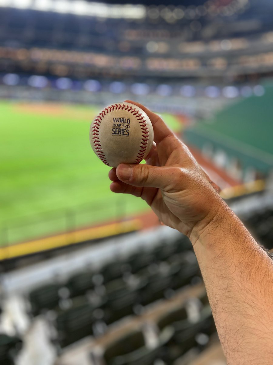 WebsterBaseball's tweet image. Ticket price: Don’t Ask.  Refreshment price: Don’t Ask. Seeing former Gorlok Josh Fleming at the World Series: PRICELESS...