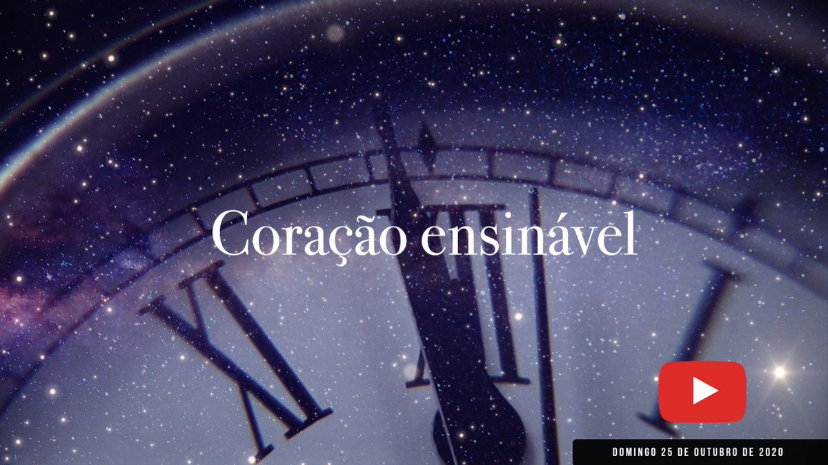Coração ensinável // Palavra de Vida e Fé
youtu.be/oacyHNUilF0