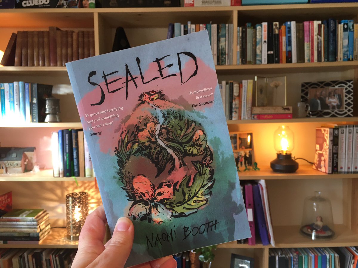 Book 25 is ‘Sealed’, by Naomi Booth.  #amreading  #novellathon