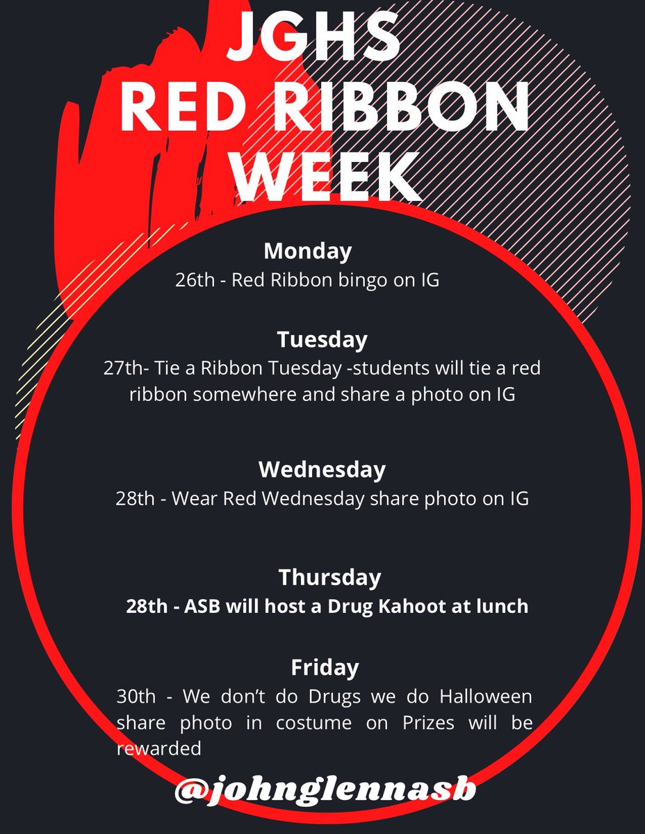 JGHS Red Ribbon Week #nlmusd