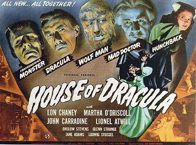 kyjablue's tweet photo. Last one for the evening! House of Dracula - I highly recommend @peacockTV for all these #UniversalClassicHorror films. #HappyHalloween https://t.co/d42FRcqYLs