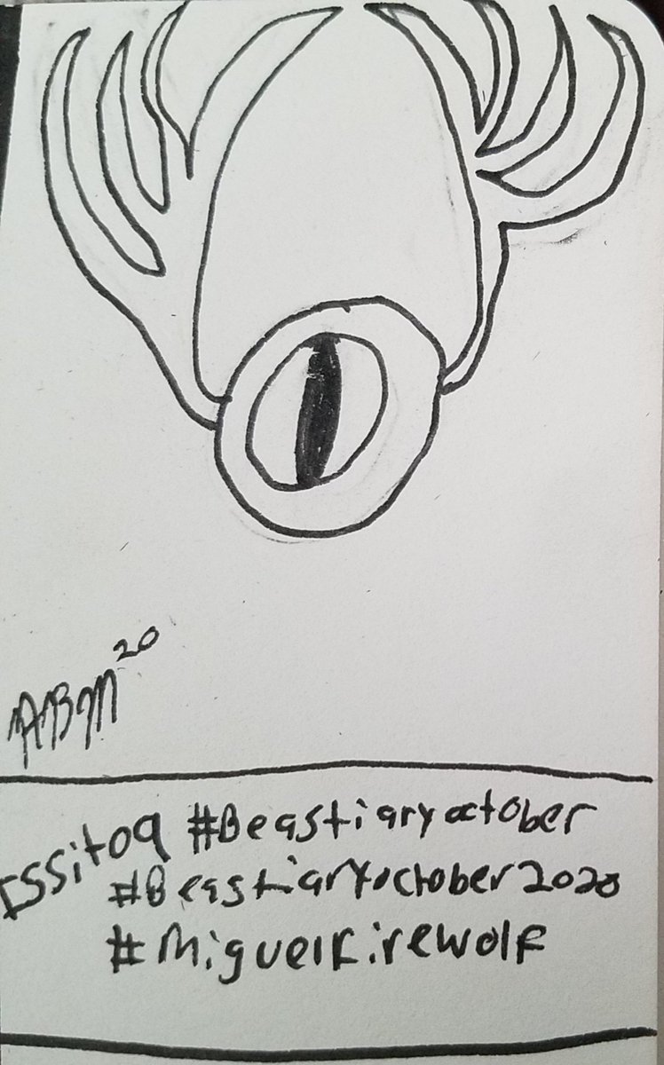 AmySroberts's tweet photo. More #bestiaryoctober2020 #miguelfirewolf #bestiaryoctober https://t.co/EzW53fW76E