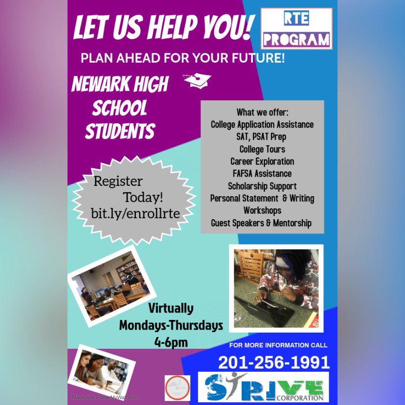 strivecares's tweet photo. @togetherstriving #sat #afterschoolprogram #highschool #collage @strivecares https://t.co/XVVG3cWCDv