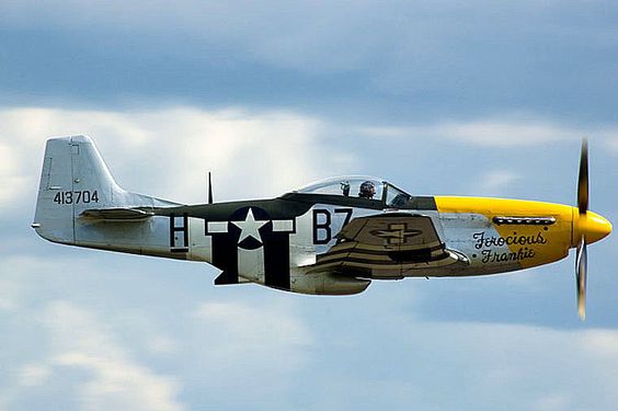 A picture of Ferocious Frankie. This is the Mustang P51D #airplane. I have seen many of these on #racing competitions. https://t.co/s5WpbL05GN