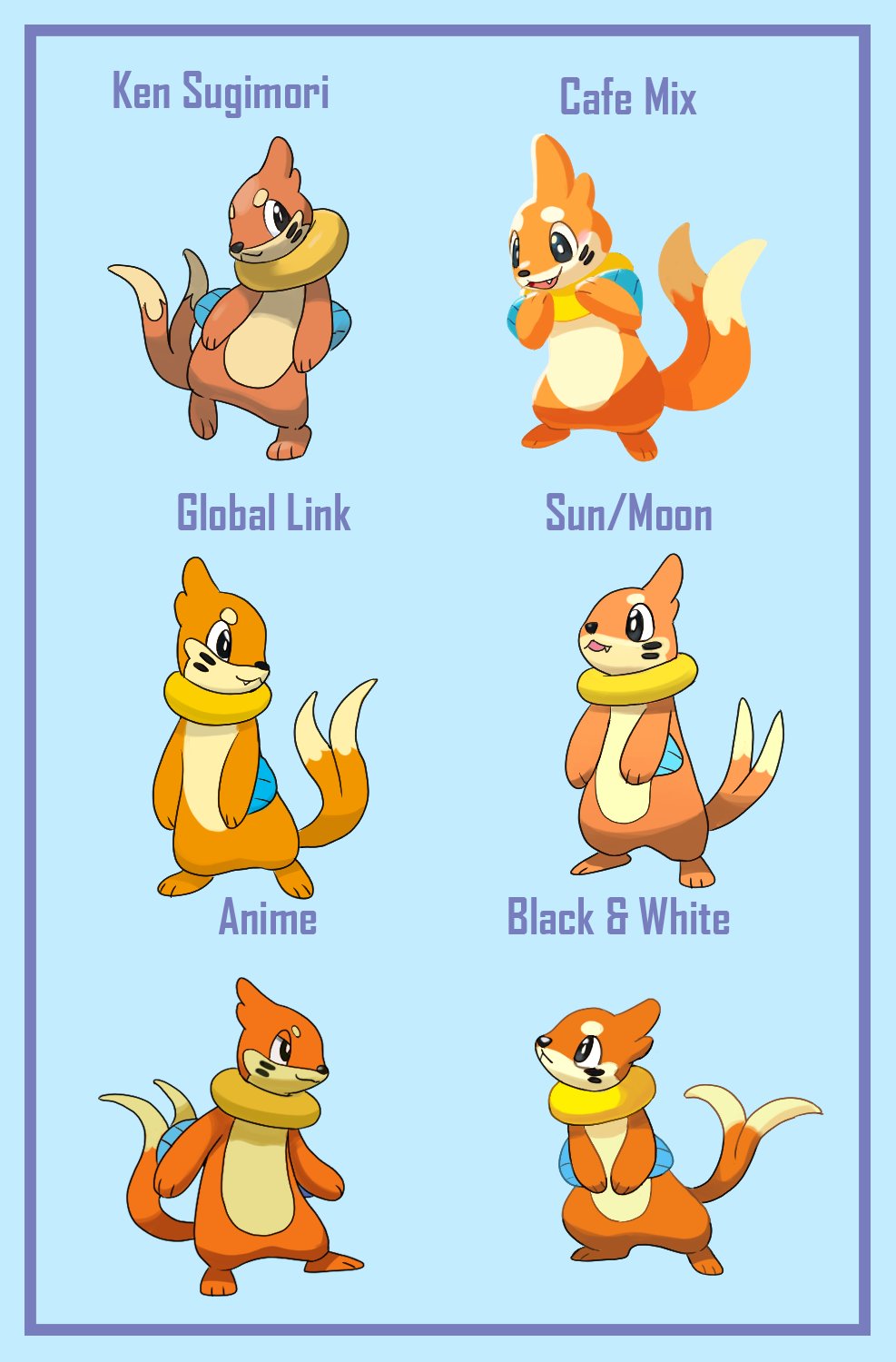 Pokemon Buizel Evolution Chart