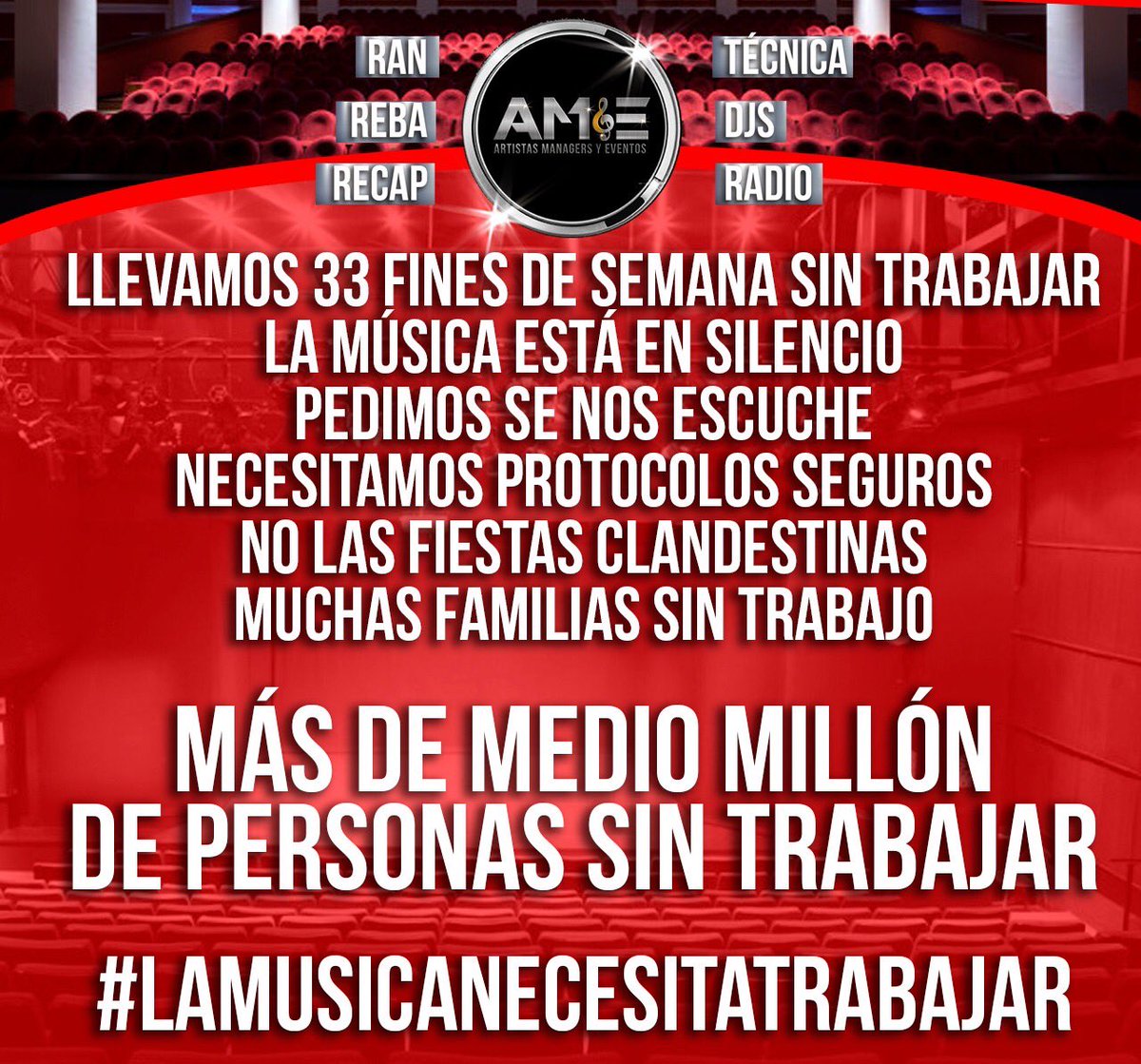 #lamusicanecesitatrabajar ⁦<a href="/alferdez/">Alberto Fernández</a>⁩ ⁦<a href="/Kicillofok/">Axel Kicillof</a>⁩ ⁦<a href="/CFKArgentina/">Cristina Kirchner</a>⁩ ⁦<a href="/horaciorlarreta/">Larreta</a>⁩ ⁦<a href="/todonoticias/">TN - Todo Noticias</a>⁩ ⁦<a href="/telefe/">telefe</a>⁩ @ ⁦<a href="/PABLOSERANTONI/">PABLO SERANTONI</a>⁩ ⁦⁦<a href="/CNNEE/">CNN en Español</a>⁩ ⁦<a href="/AmericaTV/">América TV</a>⁩