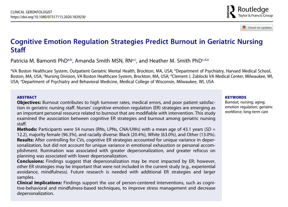 clinical_gero's tweet photo. “Emotion regulation presents a modifiable factor that can be targeted in nursing staff interventions.” @BamontiPatricia https://t.co/ozYgaa1qkw https://t.co/ibpfhlPULE