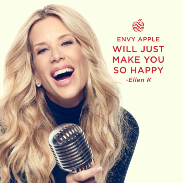 EnvyApples's tweet photo. Sometimes you just have to share the joy. Feeling pretty euphoric here when we heard Ellen K say such nice things about her Envy apple 🍎
Have you had a bite yet? #iHeartRadio #EnvyApple #EllenK #Foodiechats https://t.co/IWKlIQfEdK