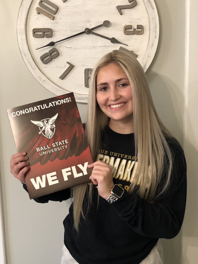 A GREAT BIG SHOUT OUT of CONGRATULATIONS to Riley Sullivan on her first college acceptance letter! Not only did she get accepted into their Honors College, but she got the Presidential Scholarship! 🎓! I am so proud of you sweet girl! #CollegeDecision #ballstateuniversity