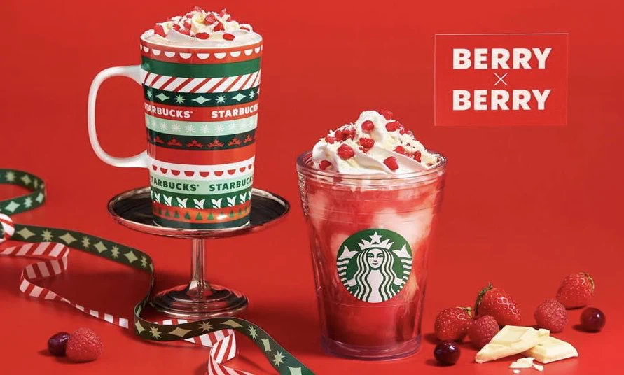 スターバックスから新作が登場！11月1日から発売！【ベリー×ベリーレアチーズフラペチーノ】【ベリー×ベリーホワイトモカ】