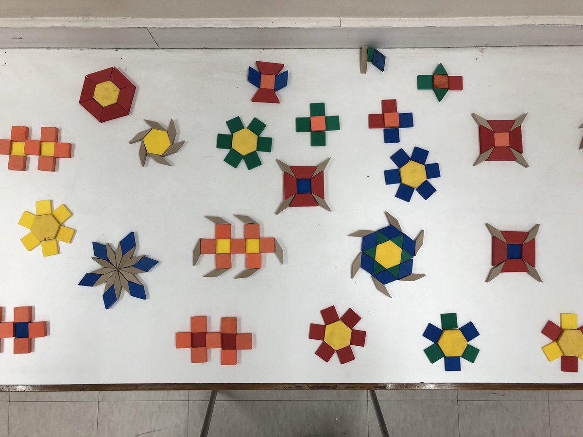 When I introduced the play table Ss thought it was a bit strange for middle school, but they have loved playing in between classes and after school. Here’s their Monday morning creation!