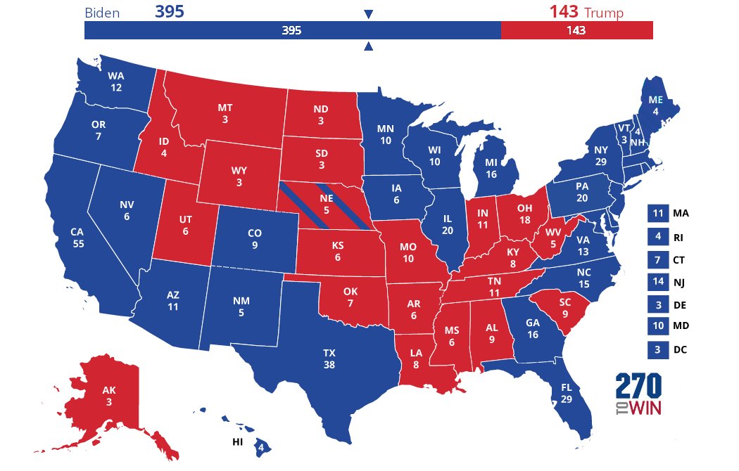 @infodbondcomec1 @CLewandowski_ @minusbeer @realDonaldTrump Ooh, I love risky predictions! Here's mine, I'm going all in on Texas being blue, probably won't be the case, but I'm a risky man.