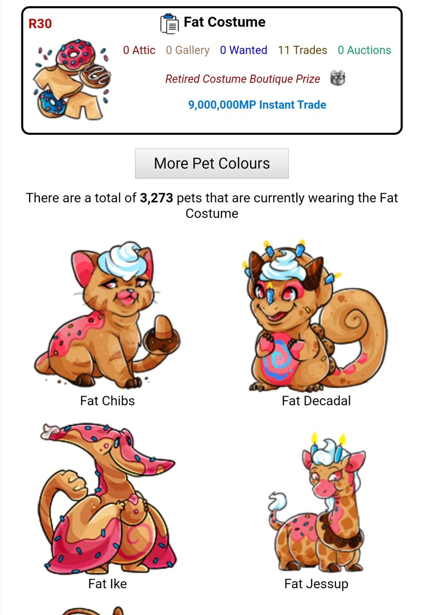 tw  #fatphobiaadditionally you can dress your pets in a "Fat Costume" this really sucks  @MarapetsTeam!