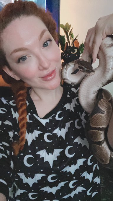 2 pic. This is mah danger noodle Monty Python! He is a sweet snek boi ? https://t.co/EL3dTLTTn9