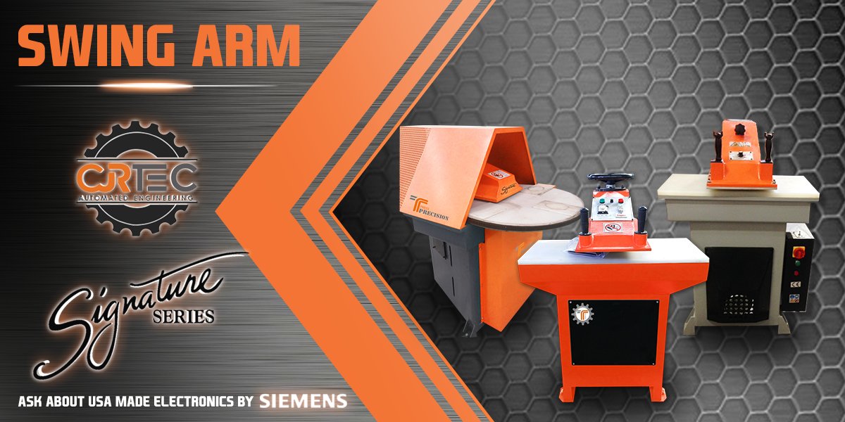 clickerdiepress's tweet photo. Invest in #clickerpress now! Once the clicker presses are paid for, these machines are basically free afterward. #diecuttingsolution #cjrtec #swingarmpress https://t.co/hZYf0jtwIm