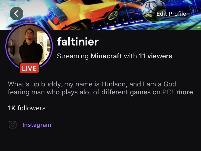Faltiniertv's tweet photo. So that’s a big milestone I’m excited to achieve! Thanks for the awesome support lately! Ima keep grinding tho we ain’t slowin down https://t.co/GkTos46K1S