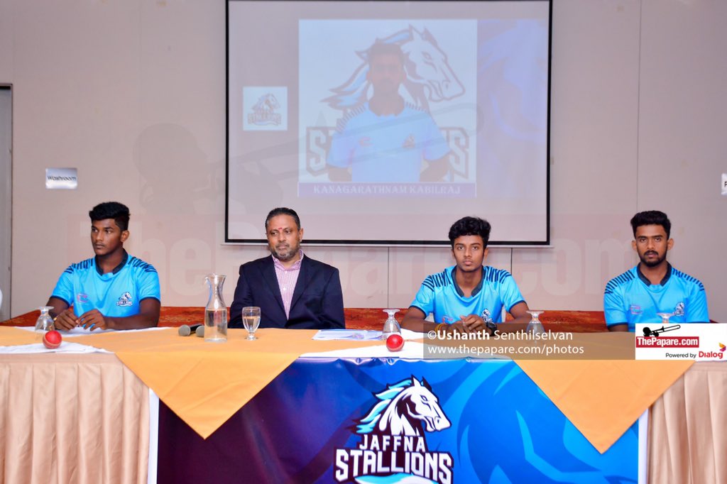 🎉 The #JaffnaStallions launch was held yesterday in Jaffna 🙏 - including the presentation of our 3 local players. Thank you to everyone who attended for your support.

📸 @ThePapareSports 

#நம்மஊருயாழ்ப்பாணம் #LPLT20 #KingsOfTheNorth 👑 #NorthernPride #StallionStable
