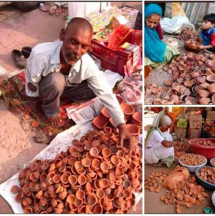 wazidmirza's tweet photo. दीवाली आ रही है,,,इस दिवाली इन्हें मत भूल जाना। चीनी दीयों और लड़ियों की चकाचौंध में इन गरीबों को ज़रूर याद रखना। 😭🙏 https://t.co/4dKjhYhiRD