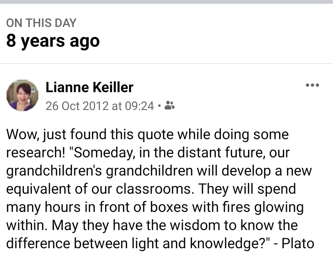 RUokayAnnieK's tweet image. Why do we continue to confuse light with knowledge? #AcademicChatter #edtech #learningWITHtechnology #learningtechnologies