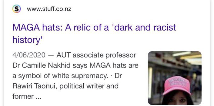 Just a hat, probably demonstrably not at this stage, right? "You are trying to conflate something perfectly innocent - auctioning off an amusing hat - with somebody who made some distasteful comments later and there's no connection."- David Seymour