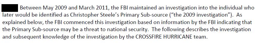 23\\In May 2009, as Danchenko was earning his doctorate, the FBI opened a preliminary investigation into him as a possible national security threat.