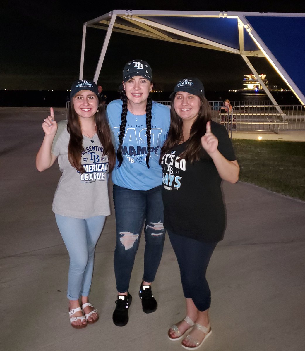 TBRaysTwins's tweet photo. @RaysBaseball's Good Luck Triplets are back together at @StPetePier!!!! πππ You know what that means!!!! πππβΎοΈπ₯π #RAYSUP #WORLDSERIES #2020YEAROFTHERAYS #RESPECTTB https://t.co/C9nkK2GRLj