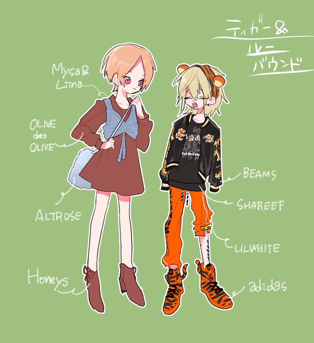 ディズニーバウンドのtwitterイラスト検索結果