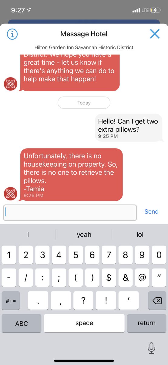 catmcneile's tweet photo. @HiltonHotels @HiltonHonors really sad to see this. Not mad just disappointed that 2nd/3rd shift housekeepers were probably laid off when they are the most essential employees in all of the hospitality industry. This also makes me question if sanitation only takes place from 9-5. https://t.co/bH9UL96R5t