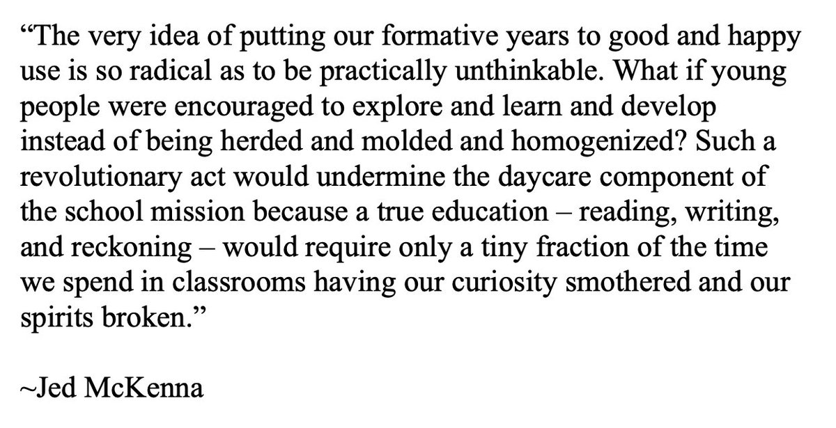 jposhaughnessy's tweet image. 1/ Some radical thoughts from the ever provocative Jed McKenna

Shot: