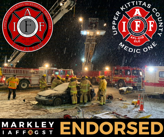 Iaff4880's tweet photo. Upper Kittitas County Medic One IAFF Local 4880 and Upper Kittitas County Professional Firefighters IAFF Local 5180 are proud to endorse Greg Markley for International Association of Fire Fighters General Secretary/Treasurer! Markley 4 GST https://t.co/uDsSxeRnj3