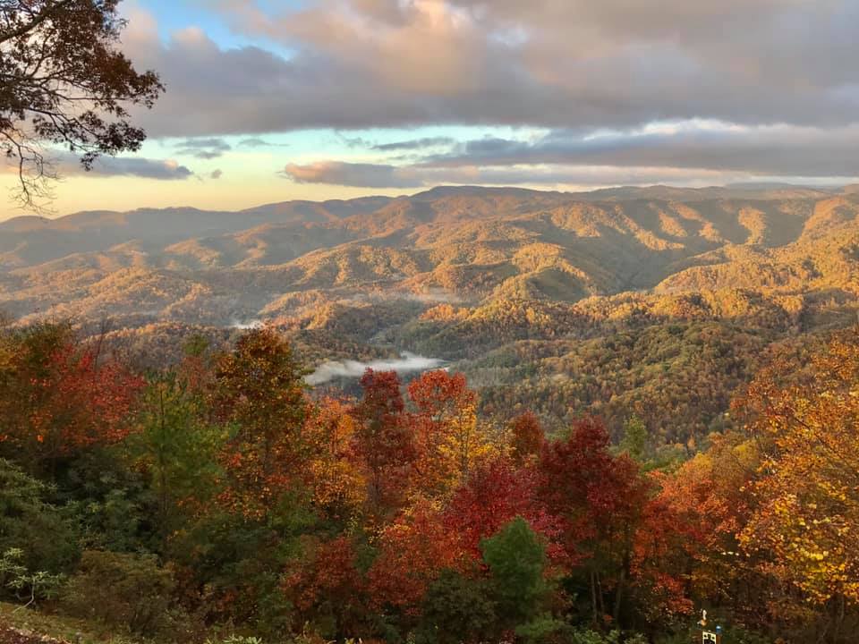 Love the beautiful colors here in the Great smokey mountains. God`s masterpiece. Once destroyed it can`t be replaced at any cost.