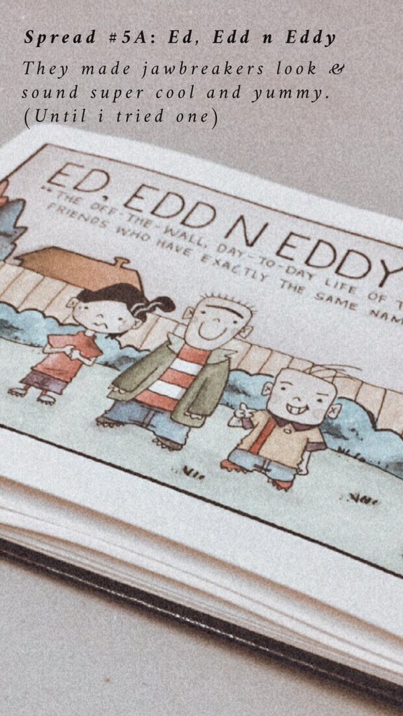 Spread  #5A: Ed, Edd n Eddy(Realized i haven't updated this thread & i want to start painting again ) #EdEddnEddy