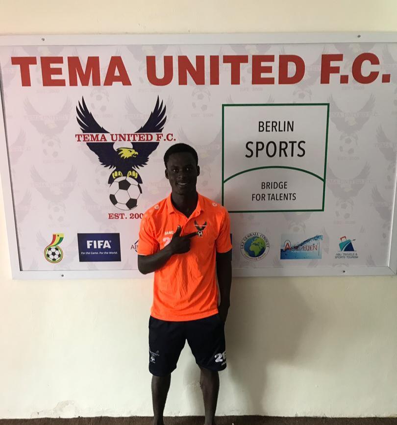 Our captain has join the eagle family family @Tema United 
We are proud of u n wish u well
❤💛