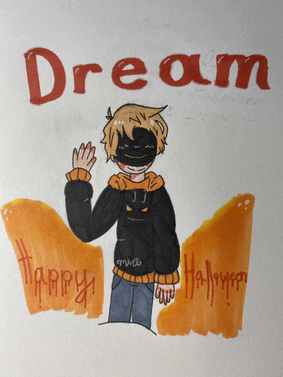 NightmareExists's tweet photo. Halloween is near! 🎃 @Dream__Fanart #Halloween #HalloweenDream #Dream #DreamFanart https://t.co/PSgZWIItev
